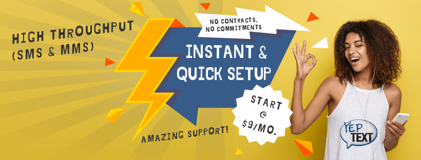 Yeptext instant and quick setup