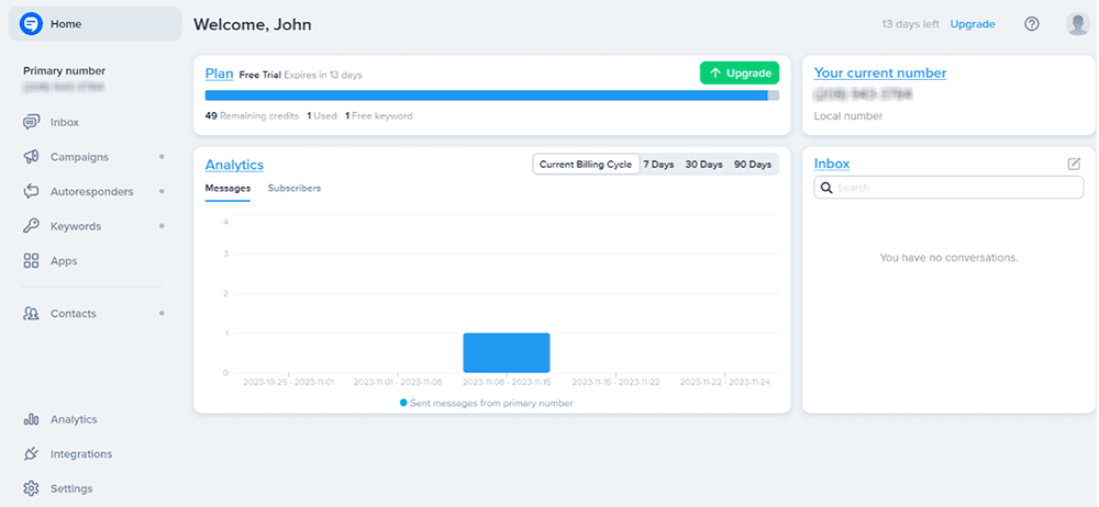 simpletexting login