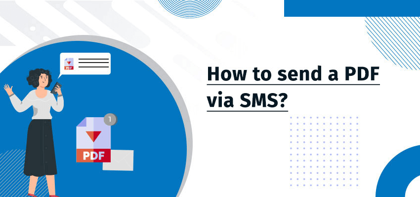 How to send pdf file via sms
