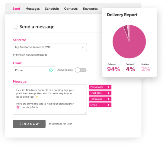 trusted provider of SMS marketing services