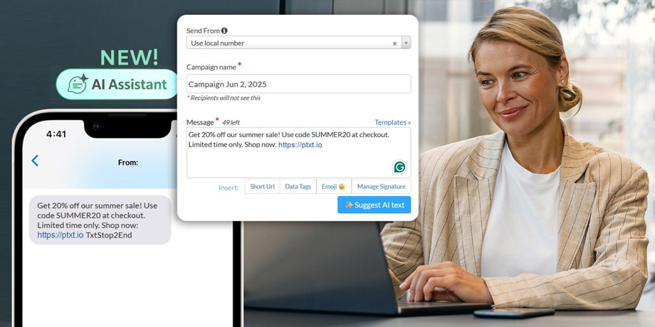 AI Powered SMS Features