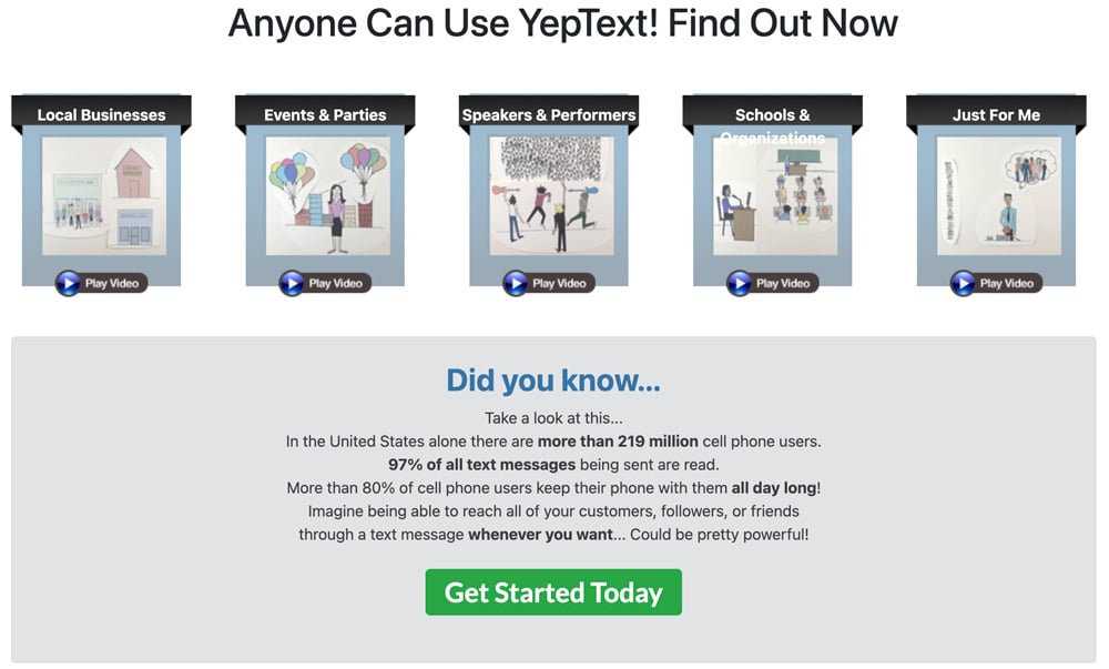 YepText – Flexible, Affordable, and Growing Fast