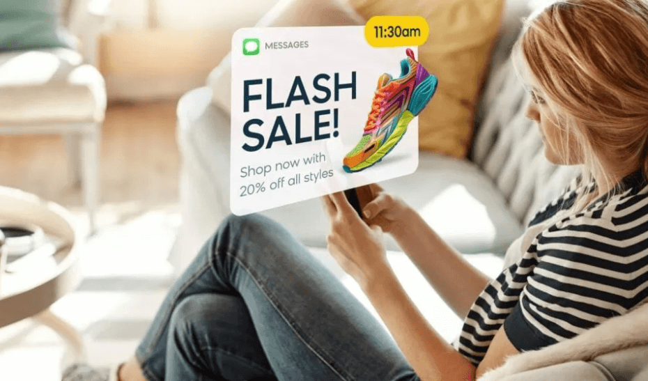 sms alerts for flash sales, events, and last-minute promotions